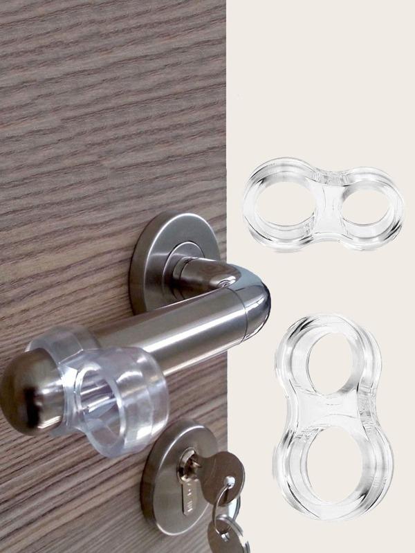 1шт Кольцо прозрачный Дверная ручка защита от столкновений SKU: sh2112298890995915