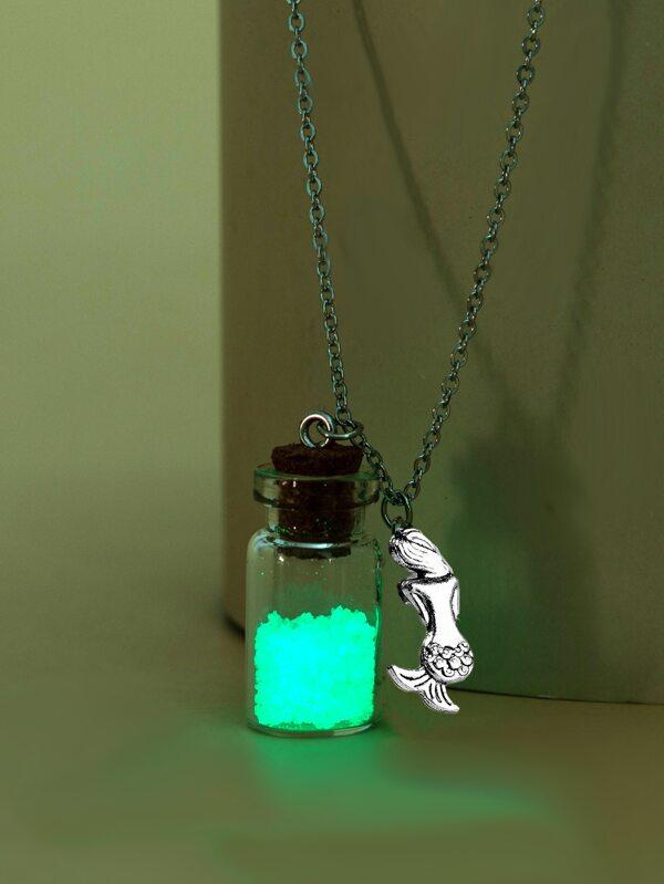 Светящееся ожерелье с подвеской бутылки SKU: swneck18210517969