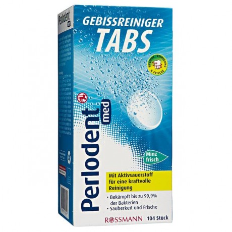 Prokudent Gebissreiniger Tabs Очищающие Таблетки для протезов 104 шт.