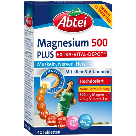 Abtei (Абтай) Magnesium 500 Plus Extra-Vital-Depot 42 шт