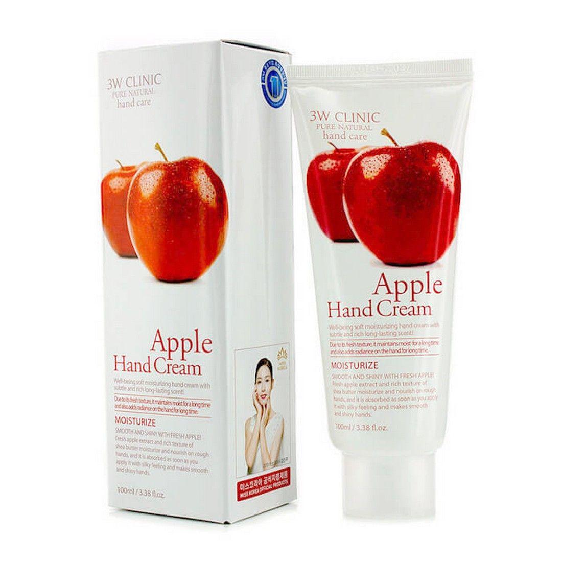В НАЛИЧИИ  3W Clinic Увлажняющий крем для рук с экстрактом яблока и маслом ши, 100 мл