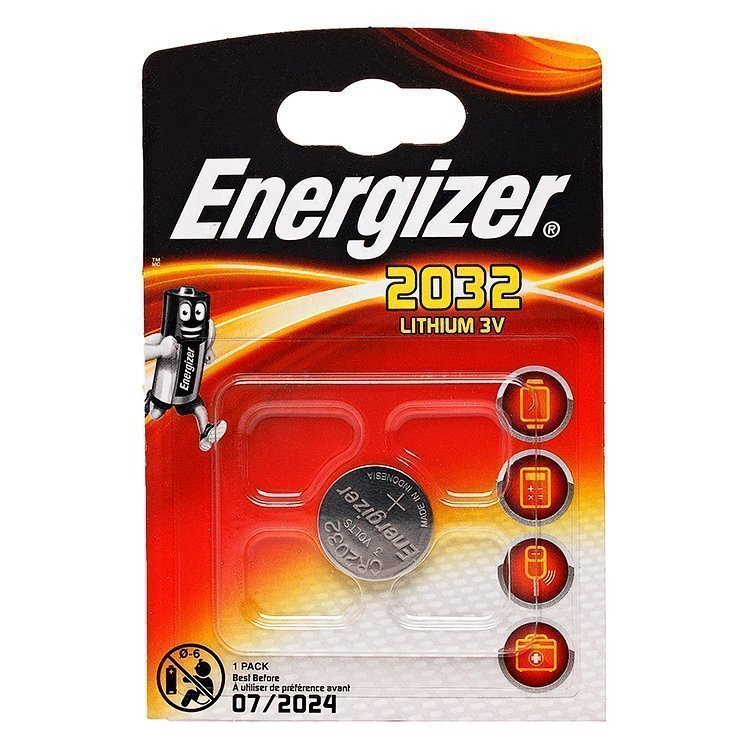 Элемент литиевый Energizer CR2032 (1-BL)