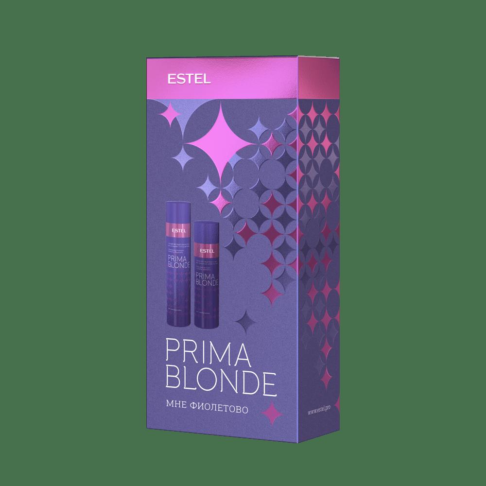 Набор ESTEL PRIMA BLONDE "Мне фиолетово" для холодных оттенков блонд (шампунь 250 + бальзам 200)