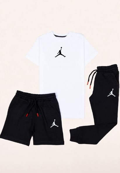 Trend You Jumpman Top с короткими рукавами Низ и шорты Детский спортивный костюм из 3 предметов CCK-Jumpman2022