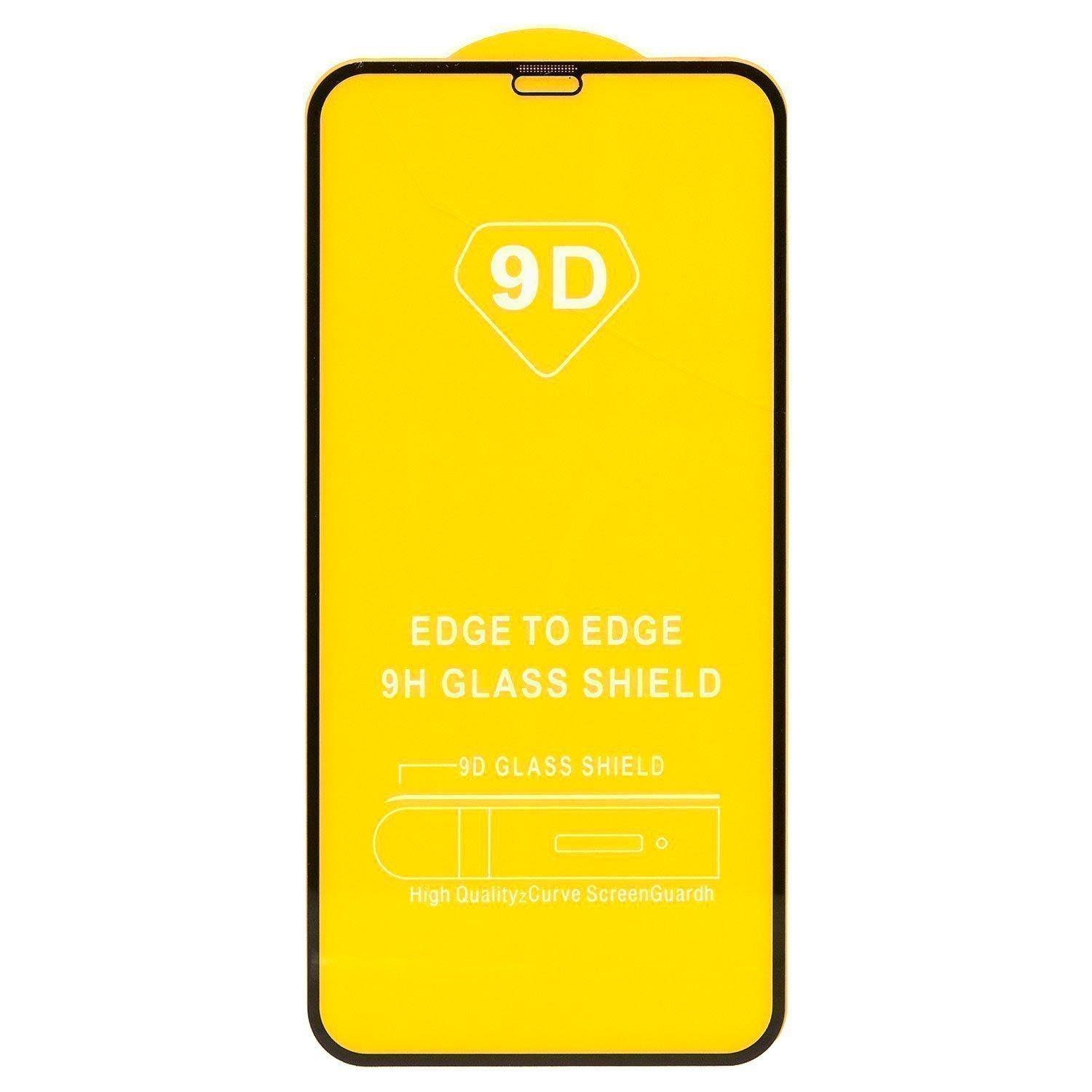Защитное стекло Full Glue 2,5D для "Apple iPhone 11/ iPhone XR" (тех.уп.) (20) (black)