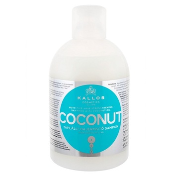 KJMN COCONUT NUTRITIVE–HAIR STRENGTHENING SHAMPOO with Coconut Oil/ шампунь кокос,1000
