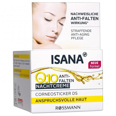 -37% Isana Q10 Nachtcreme Ночной крем для лица Воскрешение Q10 для всех типов кожи 50 г