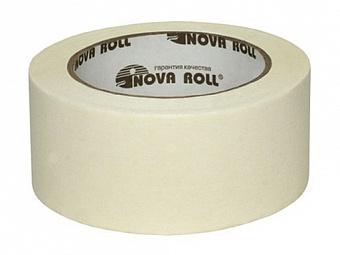 Клейкая лента малярная 48мм*40м Nova Roll, белая 0112-640/