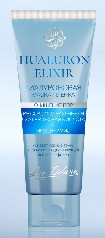 Liv-delano Hyaluron Elixir Гиалуроновая маска - пленка 75г