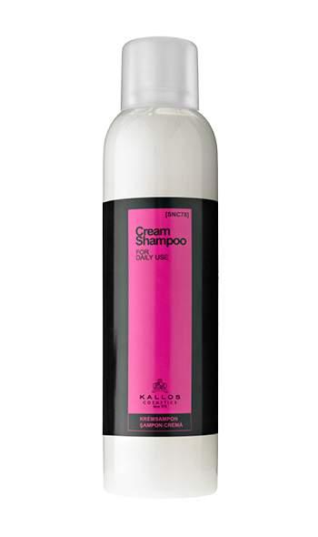 KALLOS CREAM SHAMPOO  Cream Шампунь для ежедневного ухода, блеск и гладкость 700 мл