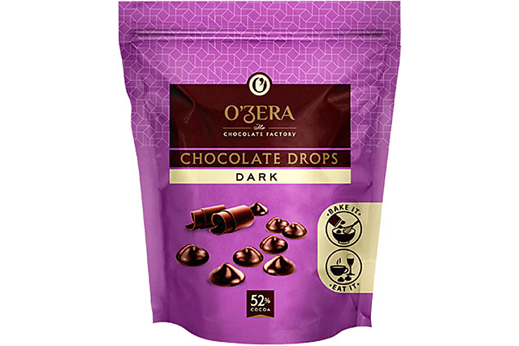 «OZera», шоколад темный Milk drops, 80 г