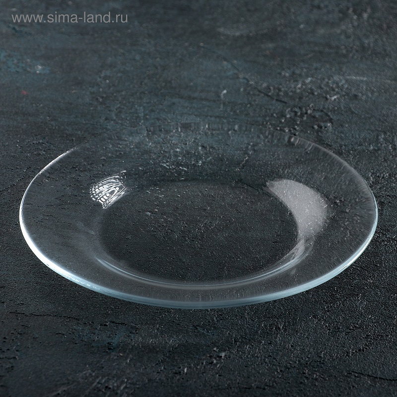 Тарелка Invitation, d=19,5 см, цвет прозрачный