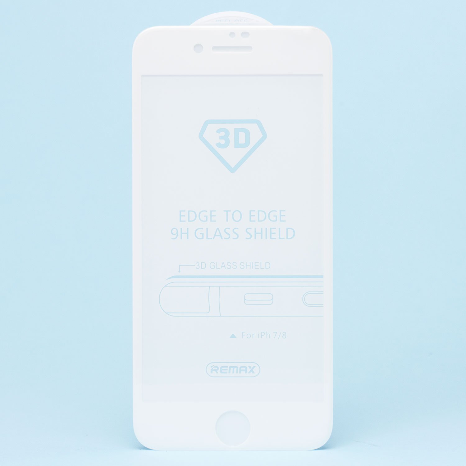 Защитное стекло Full Screen Remax 3D Caesar Glass shield 0.3 mm "Apple iPhone 7/iPhone 8/iPhone SE 2020" (white)