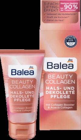 Balea (Балеа) Beauty Collagen Hals- und Dekolletépflege, 50 ml Крем для ухода за кожей шеи и подбородка, 50 мл