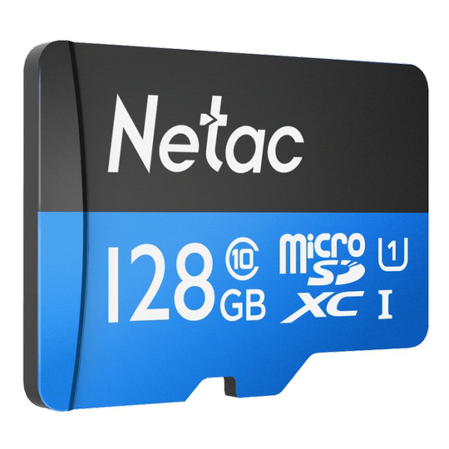 Карта флэш-памяти MicroSD 128 Гб Netac P500 Standard UHS-I (90 Mb/s) без адаптера (Class 1class 10)