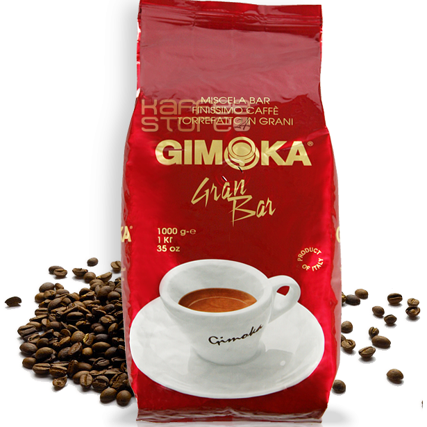 Кофе зерновое GimOka (красная упаковка) 1 кг