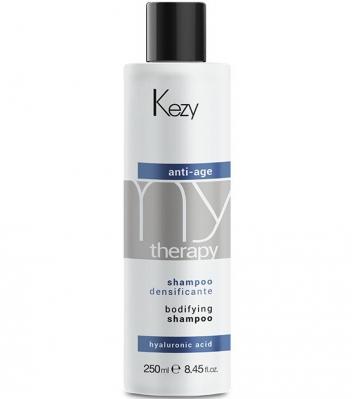 Kezy MyTherapy Anti-Age Hyaluronic Acid Bodifying Shampoo - Шампунь для придания густоты истонченным волосам с гиалуроновой кислотой 250 мл