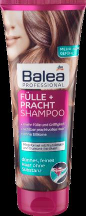 Balea (Балеа) Fulle + Pracht Шампунь для Волос для Придания Дополнительного Объема Тонким Волосам, 250 мл