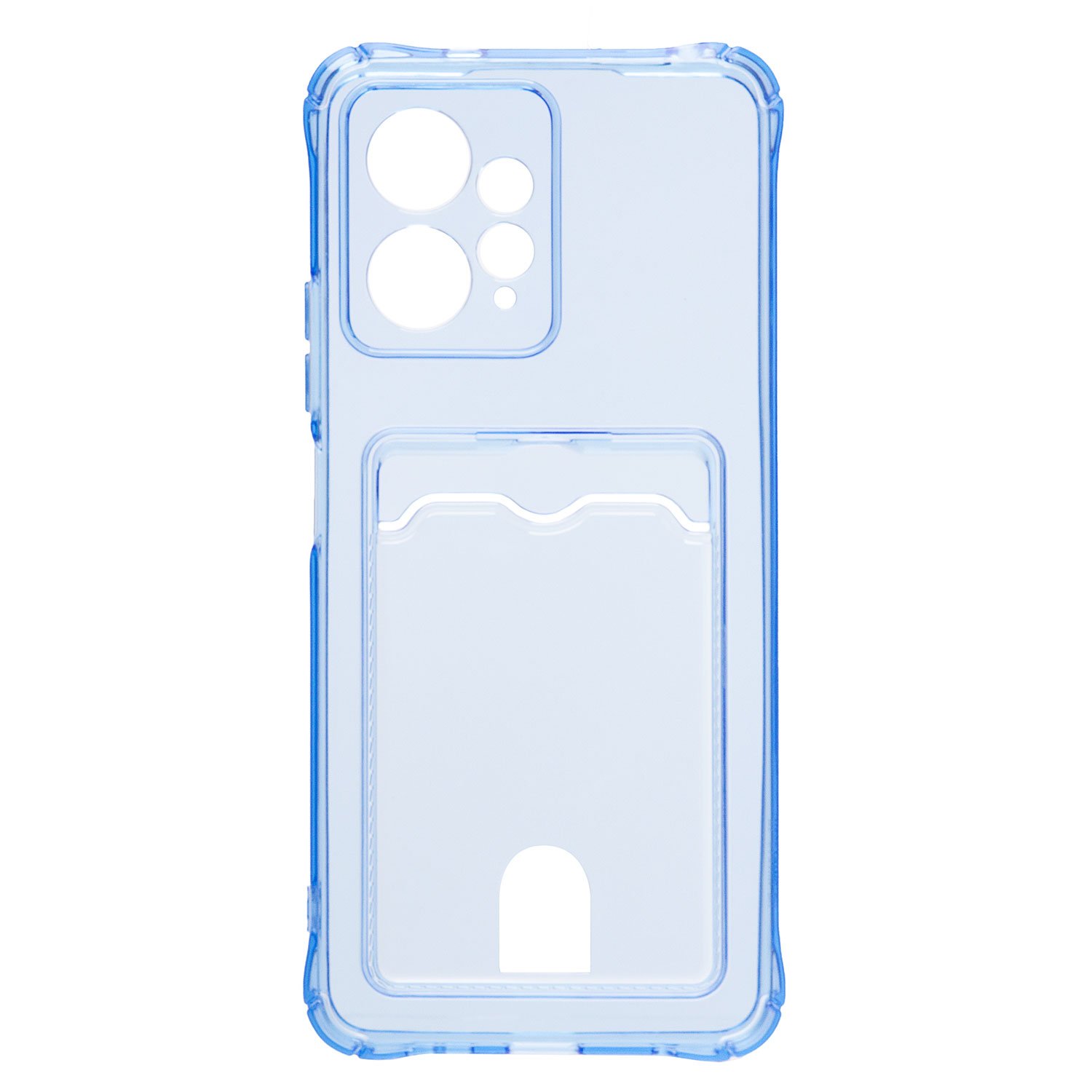 Чехол-накладка - SC276 с картхолдером для "Xiaomi Redmi Note 12 4G" (blue)