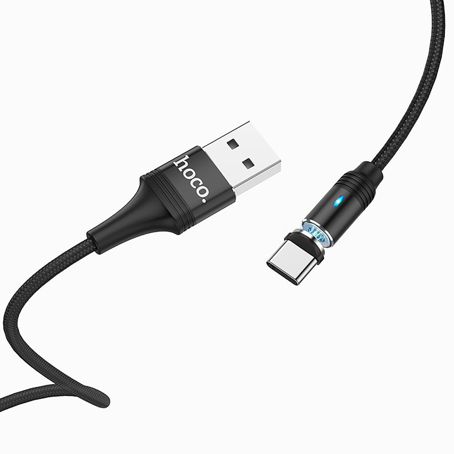 Кабель USB - Type-C Hoco U76 Fresh magnetic (black)